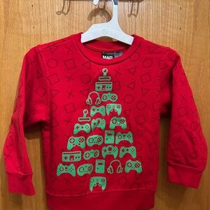 Youth “Video Game Christmas Tree” Sweater (XS)